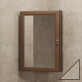 Зеркало-шкаф Opadiris Клио 45 L угловой, беленный бук фото 2